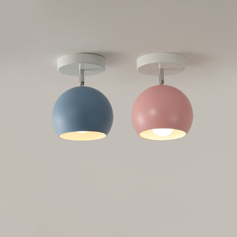 Macaron Ceiling Lamp Aisle Light LED Color Iron Home Lighting
