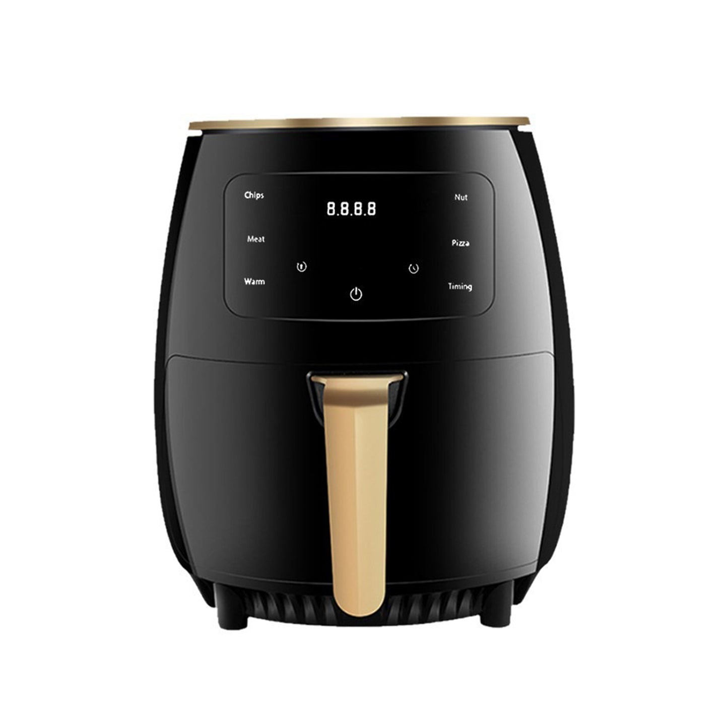 Air Fryer 12L Stainless Steel Visible Large Capacity Electric Oven Touch Screen Multifunctional Electric Fryer EU Plug