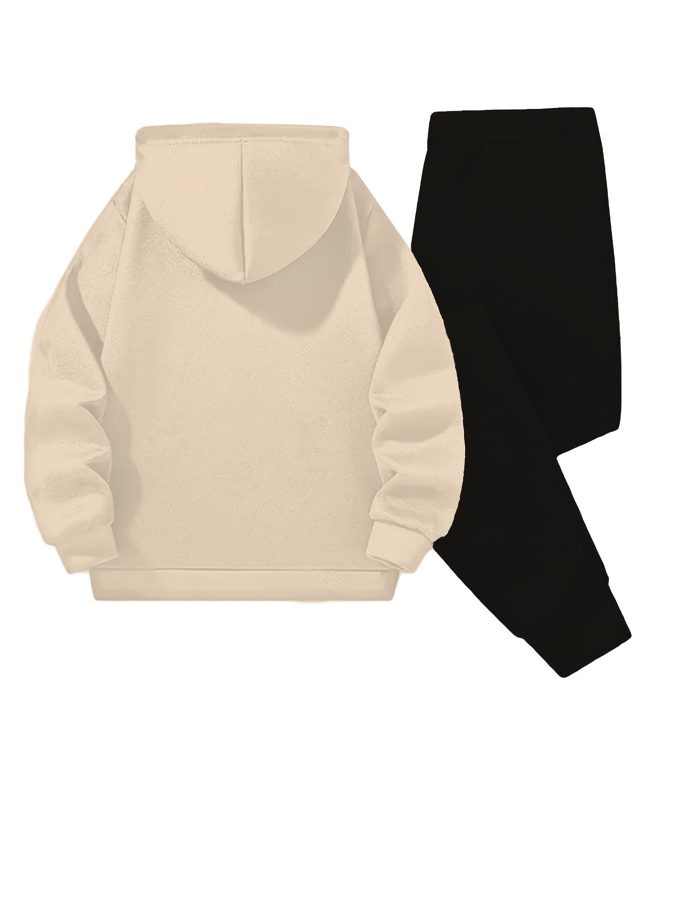 Ensemble de hoodie et de pantalon bleu marine pour garçons - Imprimé Adidas tendance, vêtements décontractés durables avec taille élastique et manches, confort toutes saisons, parfait pour les activités de plein air, vêtements toutes saisons | Tenue tenda
