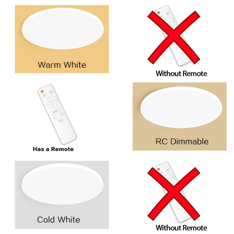 Acrylic Round Modern Minimalist Bathroom Lamp Thin Ceiling Lamp