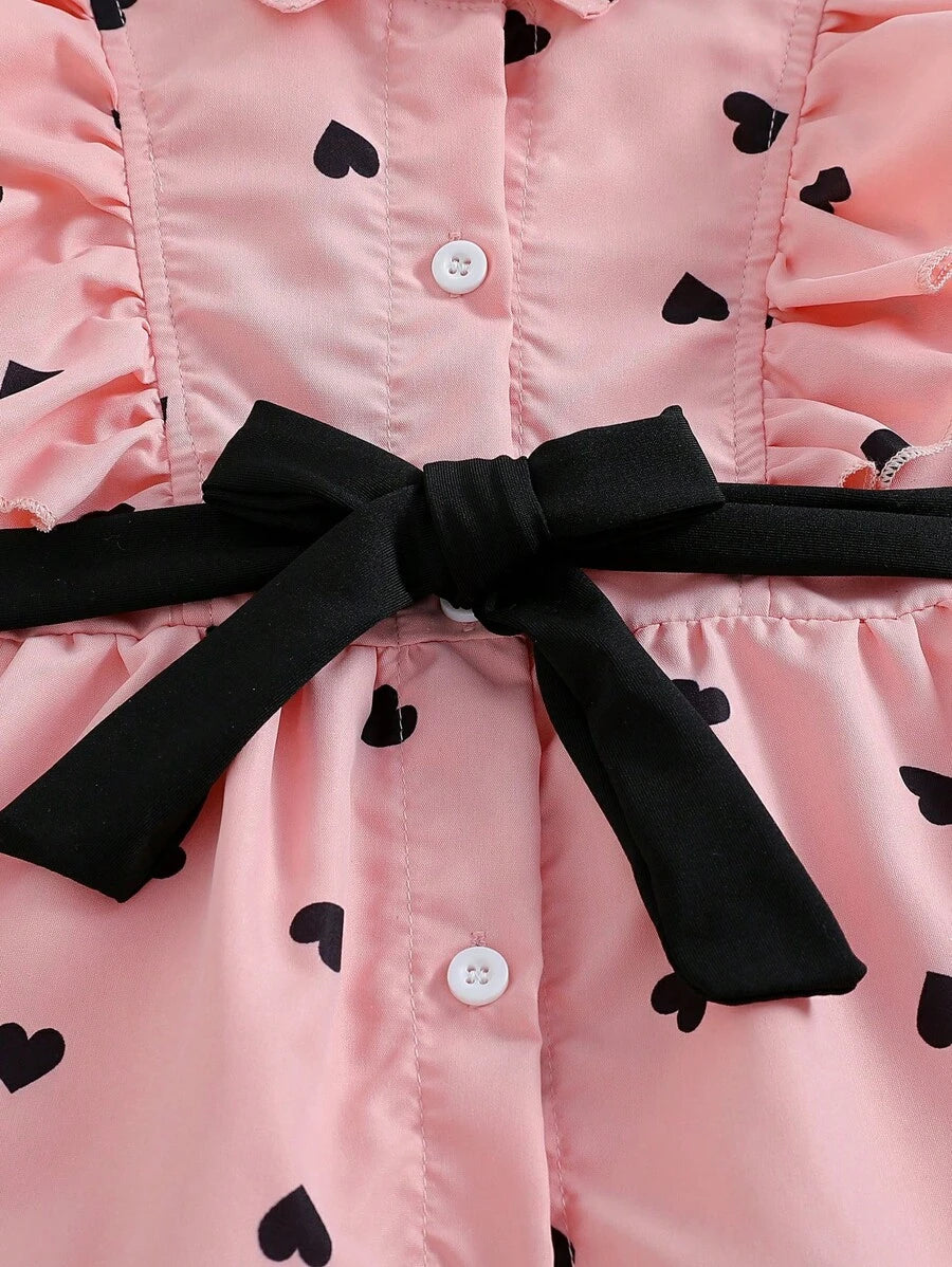 Ensemble de deux pièces pour jeune fille pour le printemps et l'automne, avec haut ceinturé et leggings, avec un sens de la conception et de la qualité