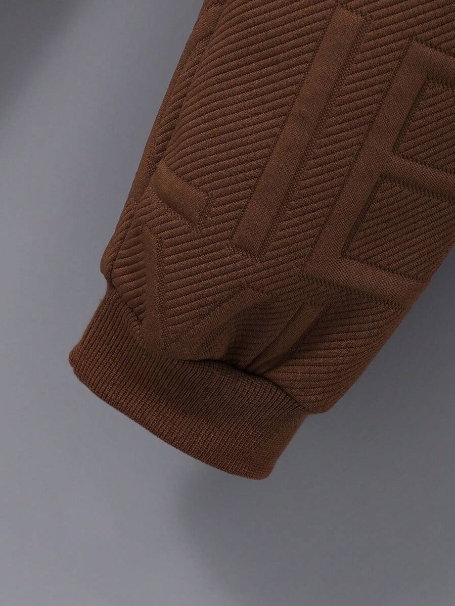 3 pièces/Set Sweat-shirt-shirt texturé avec lettrage, pantalon de survêtement et sac à dos pour pré-adolescents (peuvent être vendus séparément)