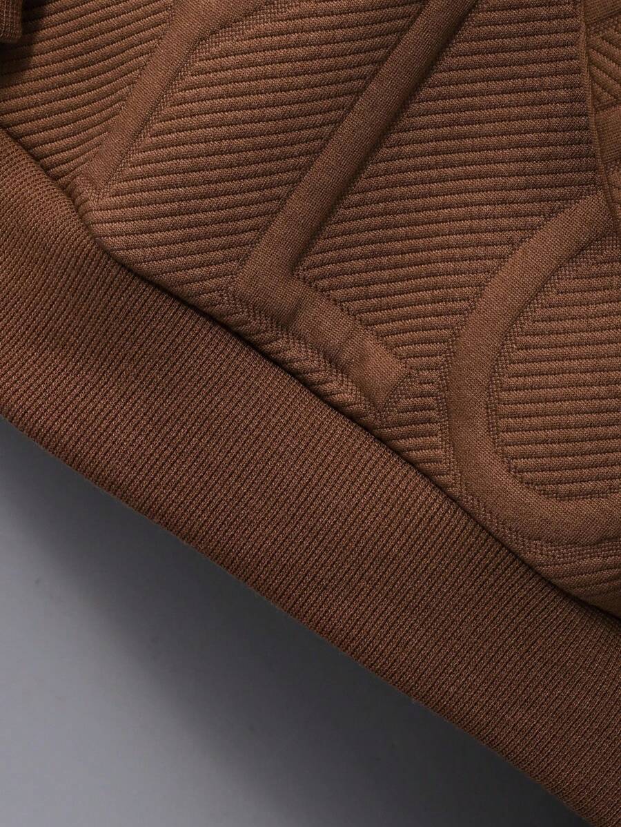 3 pièces/Set Sweat-shirt-shirt texturé avec lettrage, pantalon de survêtement et sac à dos pour pré-adolescents (peuvent être vendus séparément)