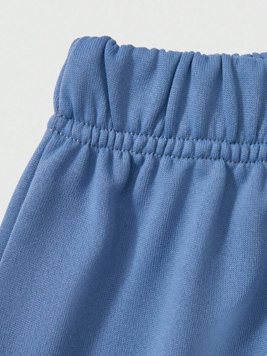 Veste Deux Pièces Pour Garçon Préadolescent Avec Patchs De Lettres Cool Pour L'automne / L'hiver