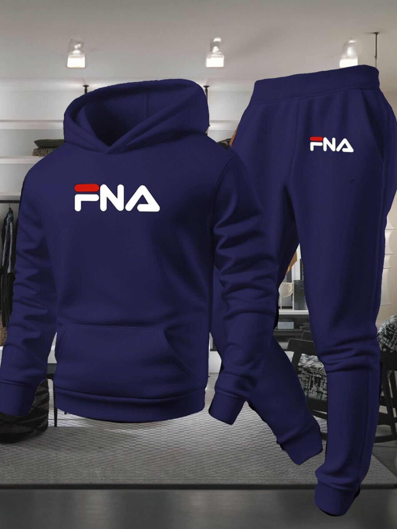 Ensemble Décontracté Homme Automne/Hiver, Sweat à Capuche et Pantalon avec Poches, Taille Régulière, Tenue Sportive Extérieur, Pull à Manches Longues et Jogging
