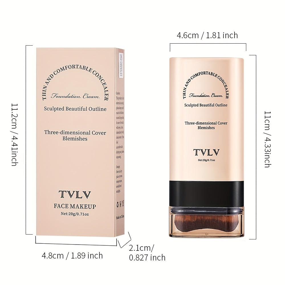 Fond de Teint et Correcteur 2-en-1 - Couvrance Intégrale & Ciblée, Résistant à l'Eau Et aux Sues Pendant Longtemps. Formule Modulable avec Brosse Incorporée pour un Finis Naturels (Multi-Tons jusqu’à Foncé). Options Mat ou Brillant – Idéal au Quotidien, S
