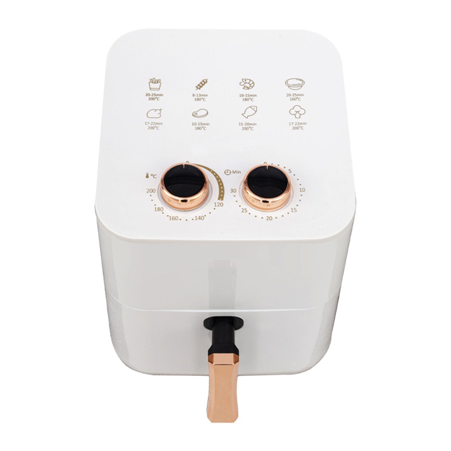 Air Fryer 12L Stainless Steel Visible Large Capacity Electric Oven Touch Screen Multifunctional Electric Fryer EU Plug
