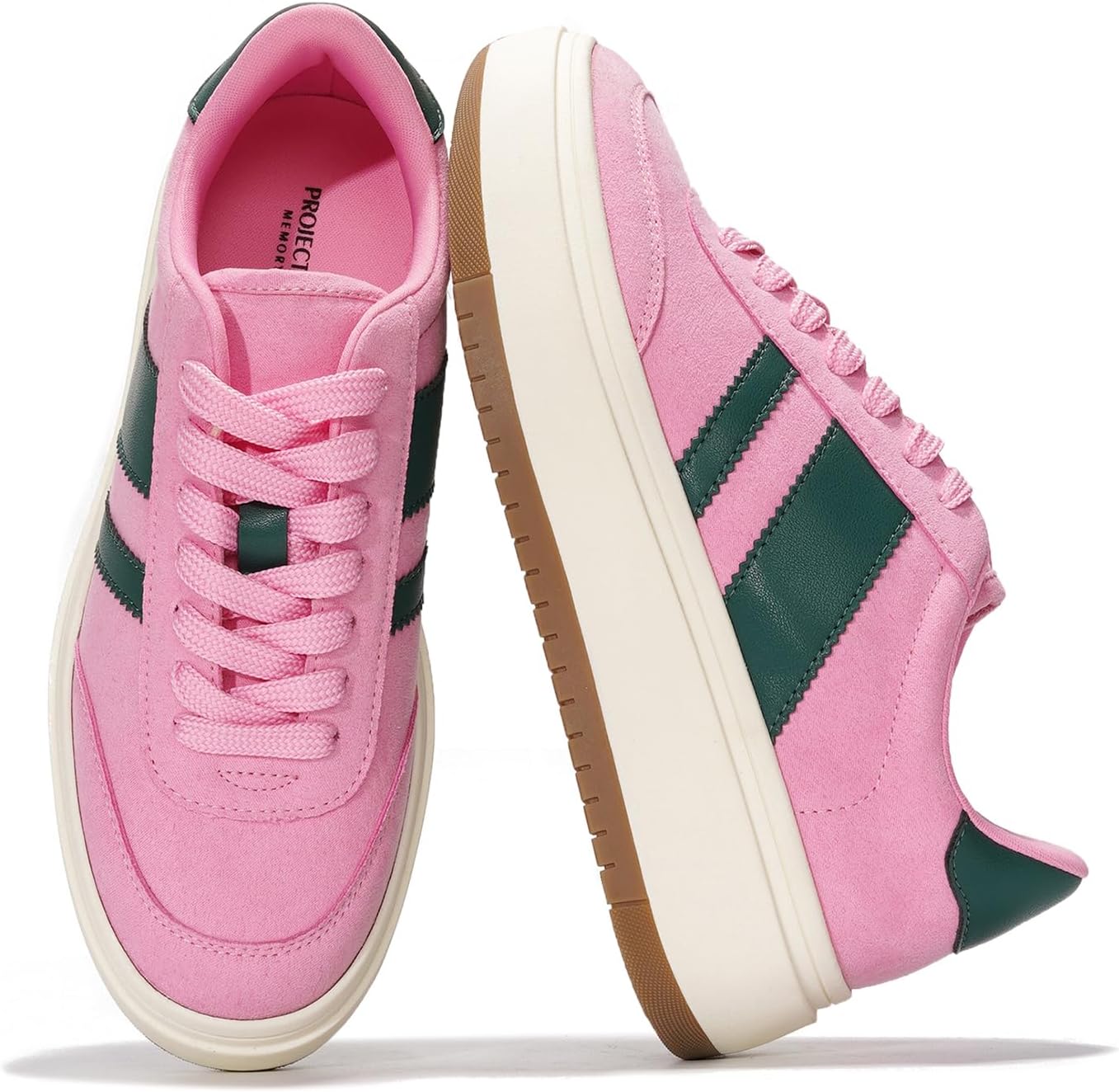 Project Cloud Platform Sneakers for Women - Lightweight Memory Foam Insole Womens Sneakers - Non-Slip Fashion Sneakers for Women Footwear - Women's Fashion Platform Shoes (Nita)