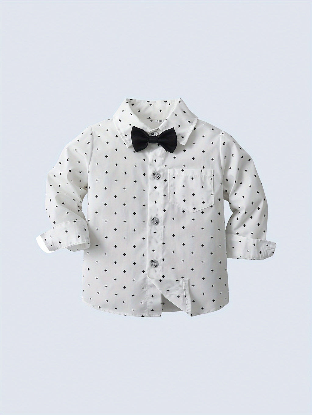 Costume de Gentleman Trois Pièces pour Garçons Boarnseorl, Élégant et Romantique, Chemise à Manches Longues avec Nœud et Bretelles, Pantalon et Gilet, Convient pour les Fêtes d'Anniversaire, Soirées, Spectacles, Mariages, Pleine Lune, Baptême et Premier A