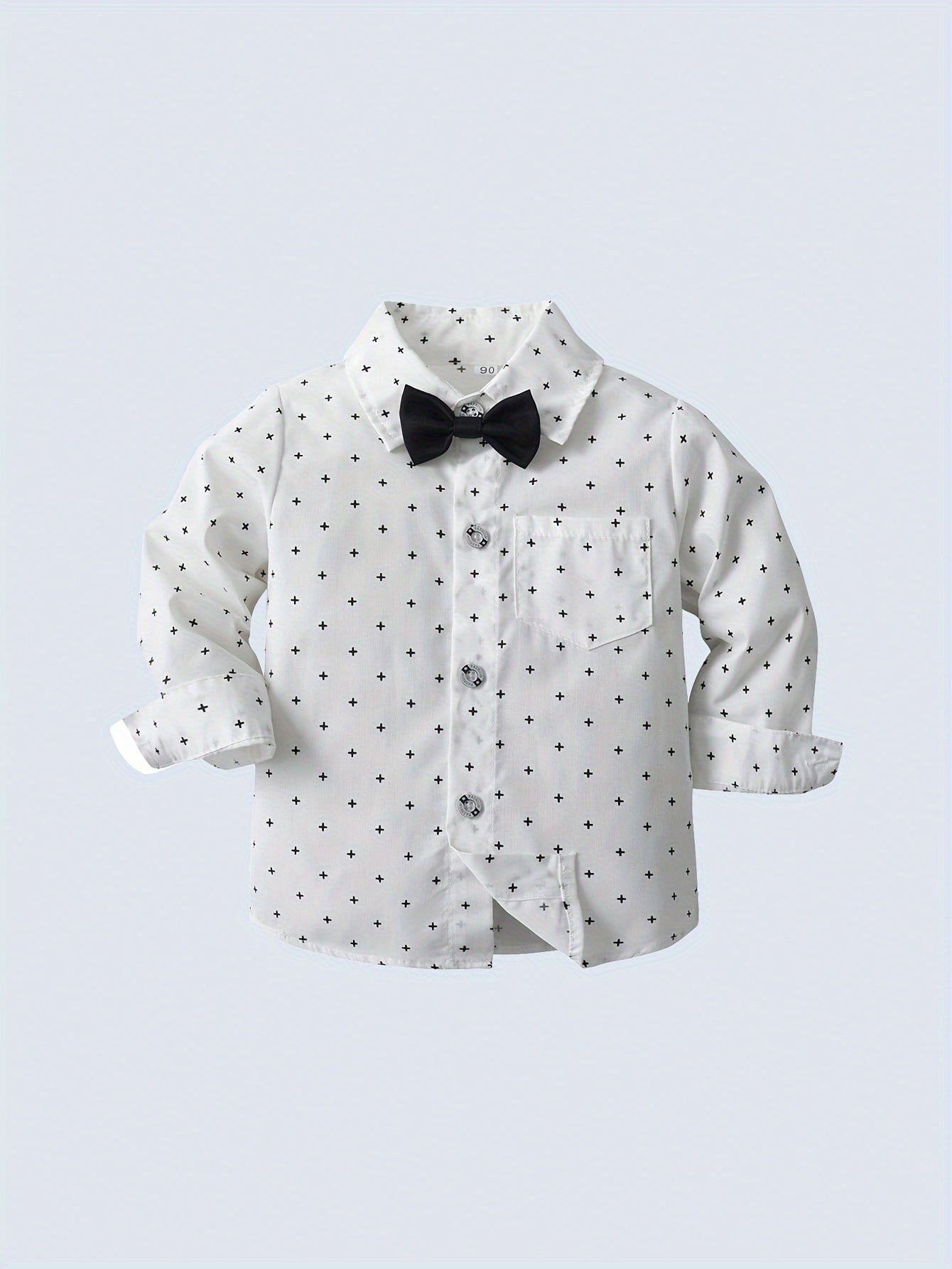 Costume de Gentleman Trois Pièces pour Garçons Boarnseorl, Élégant et Romantique, Chemise à Manches Longues avec Nœud et Bretelles, Pantalon et Gilet, Convient pour les Fêtes d'Anniversaire, Soirées, Spectacles, Mariages, Pleine Lune, Baptême et Premier A