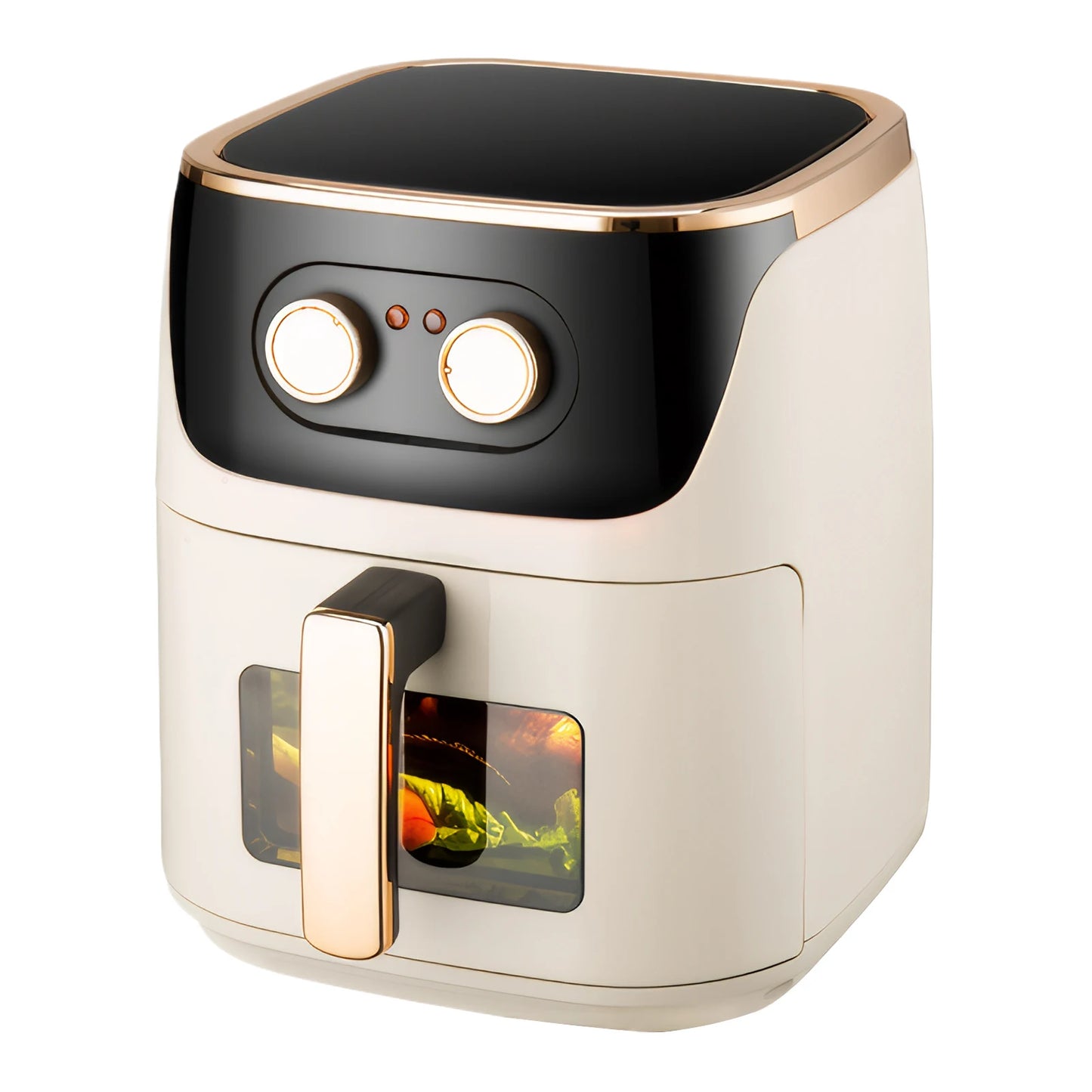 Air Fryer 12L Stainless Steel Visible Large Capacity Electric Oven Touch Screen Multifunctional Electric Fryer EU Plug