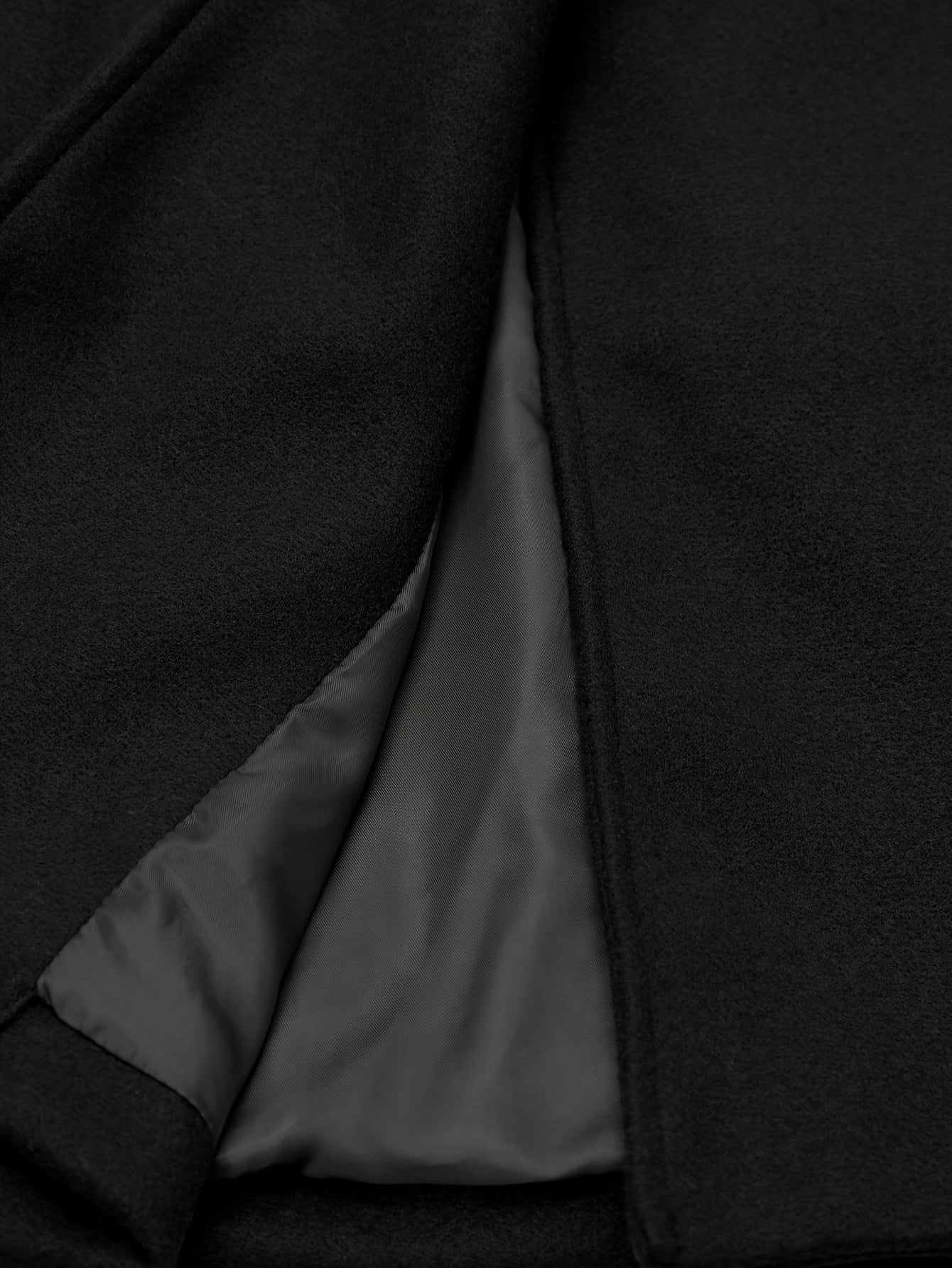 Veste élégante noire pour femmes - Manteau d'hiver formel et décontracté, lavable en machine, idéal pour le bureau ou les soirées, avec boutons décoratifs et bordure en fausse fourrure