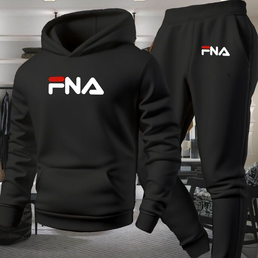 Ensemble Décontracté Homme Automne/Hiver, Sweat à Capuche et Pantalon avec Poches, Taille Régulière, Tenue Sportive Extérieur, Pull à Manches Longues et Jogging