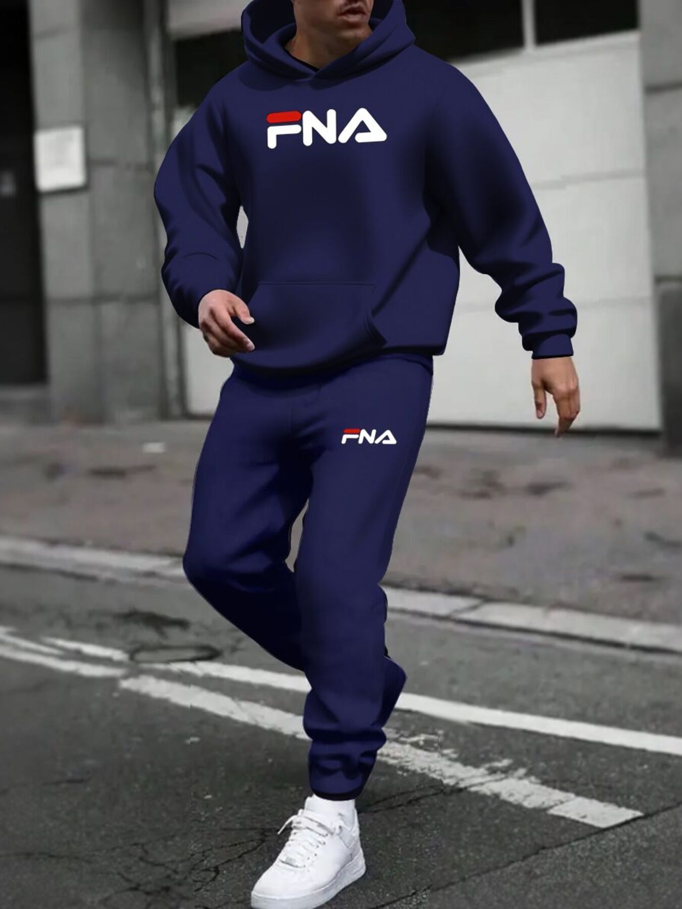 Ensemble Décontracté Homme Automne/Hiver, Sweat à Capuche et Pantalon avec Poches, Taille Régulière, Tenue Sportive Extérieur, Pull à Manches Longues et Jogging
