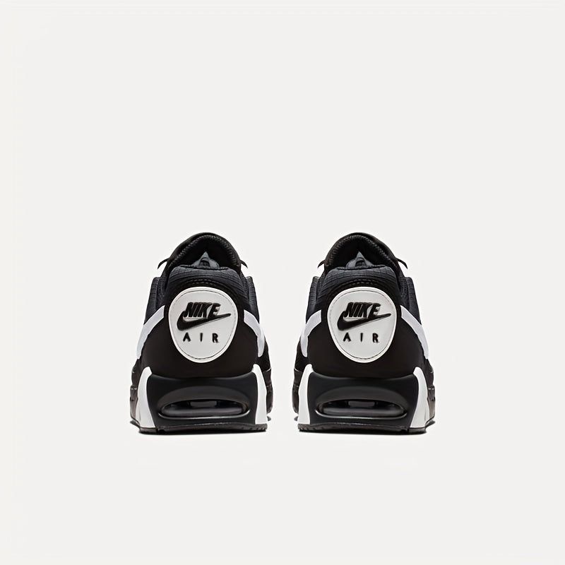 Nike Air Max 90 Femme - Chaussures de Running Légères - Tige en Tissu Respirant, Technologie Air Max Amortissante, Confort Toute Saison pour Gym, Entraînement & Usage Quotidien - Design Noir/Blanc, Chaussures de Sport, Design Sportif Élégant, Coupe Confor