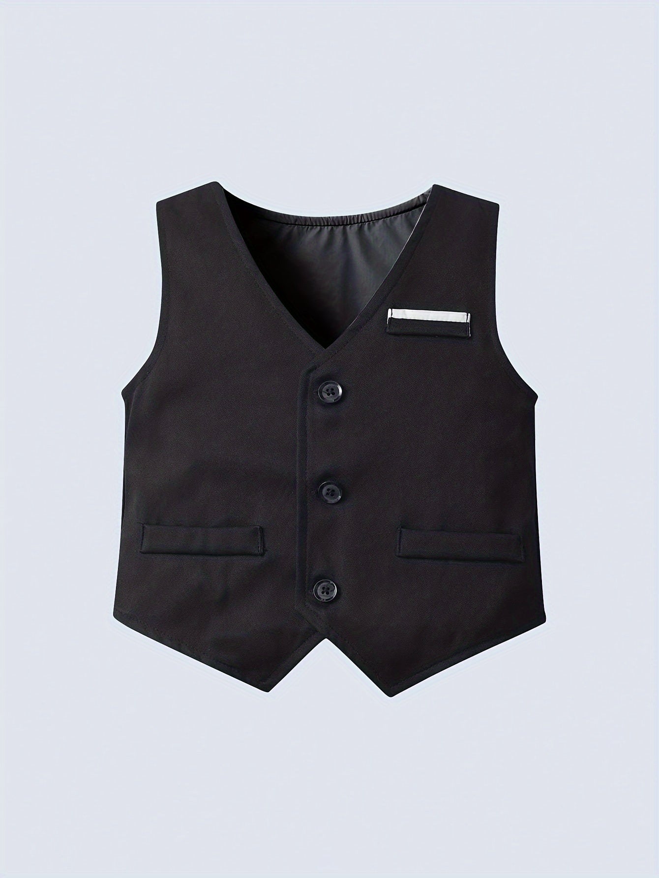 Costume de Gentleman Trois Pièces pour Garçons Boarnseorl, Élégant et Romantique, Chemise à Manches Longues avec Nœud et Bretelles, Pantalon et Gilet, Convient pour les Fêtes d'Anniversaire, Soirées, Spectacles, Mariages, Pleine Lune, Baptême et Premier A